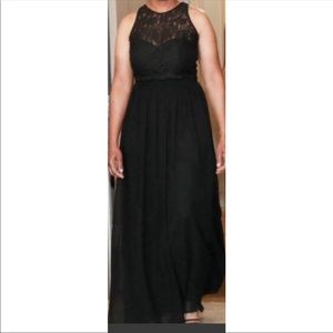 Black evening gown